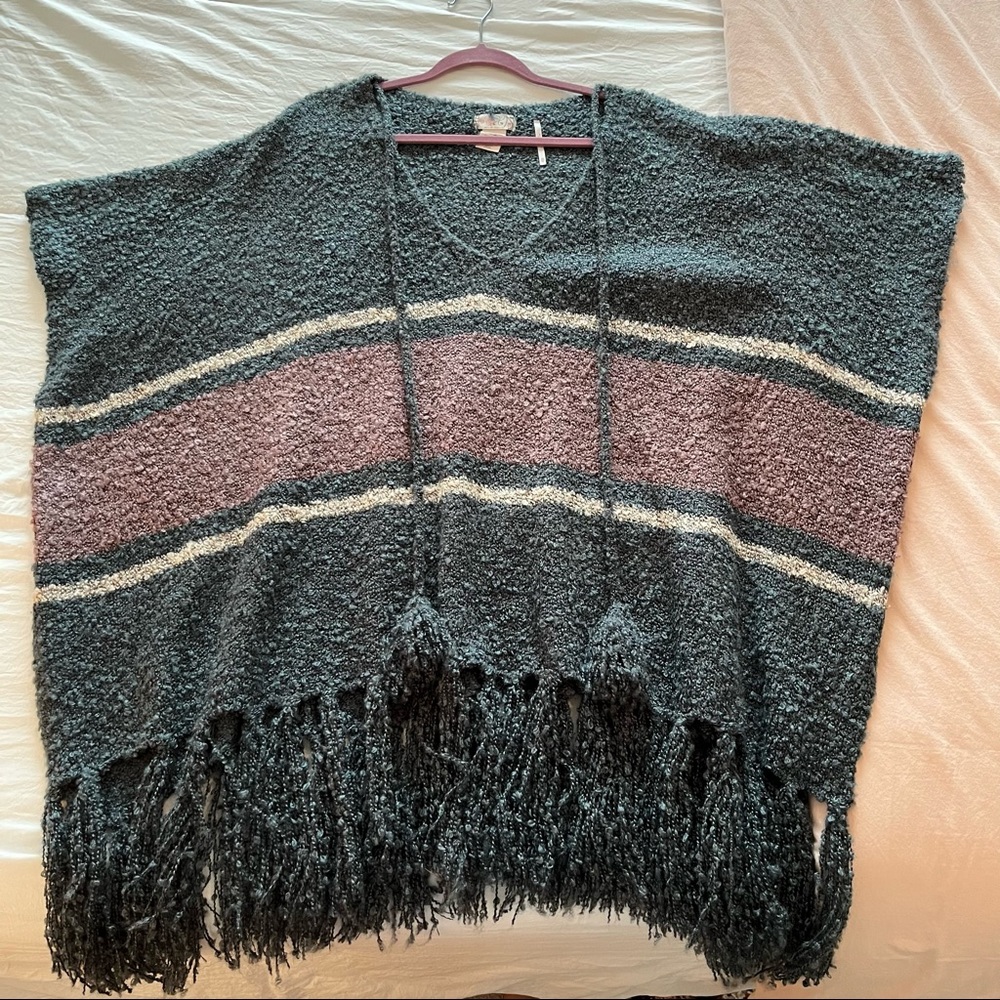free people ‘juno’ sweater poncho